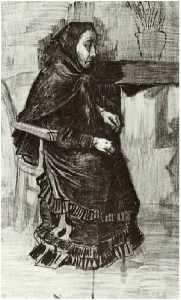 Vincent Van Gogh - Woman in a Dark Dress (Sien-s Mother)