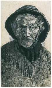 Vincent Van Gogh - Fisherman with Sou-wester, head