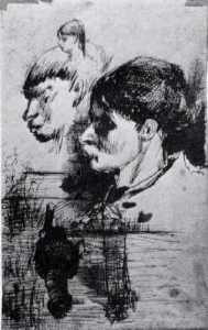 Vincent Van Gogh - Sketches of Heads