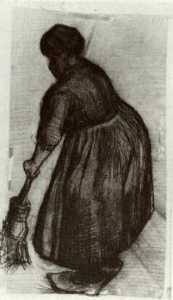 Vincent Van Gogh - Peasant Woman with Broom