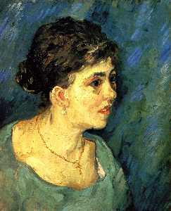 Vincent Van Gogh - Portrait of Woman in Blue