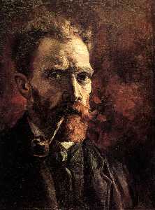 Vincent Van Gogh - Self-Portrait with Pipe