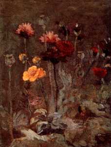 Vincent Van Gogh - Still Life with Scabiosa and Ranunculus