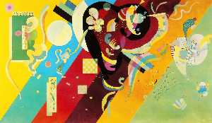 Wassily Kandinsky - Composition IX - (own a famous paintings reproduction)