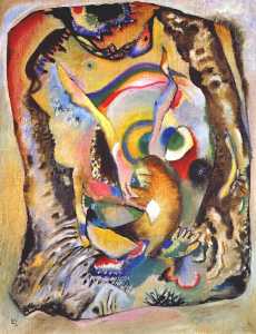 Wassily Kandinsky - Painting on light ground