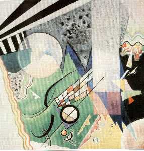 Wassily Kandinsky - Green composition