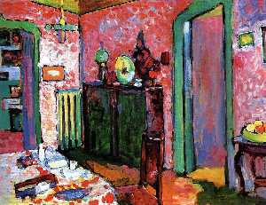 Wassily Kandinsky - Interior (My dining room)