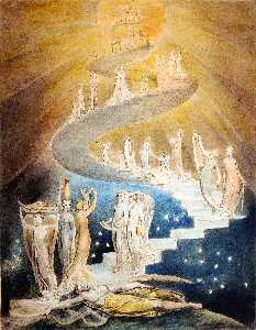William Blake - Jacob-s Ladder
