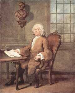 William Hogarth - Portrait of Dr. Benjamin Hoadly