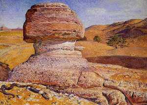 William Holman Hunt - The Sphinx at Gizeh