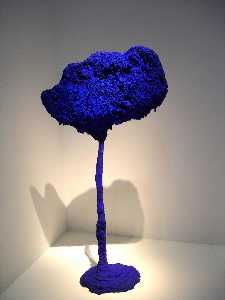 Yves Klein - Tree, large blue sponge