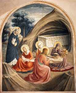 Fra Angelico - Lamentation over Christ (Cell 2)