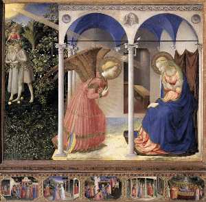 Fra Angelico - The Annunciation - (buy paintings reproductions)
