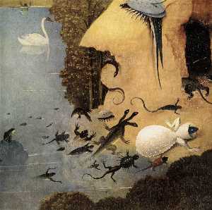 Hieronymus Bosch - Triptych of Garden of Earthly Delights (detail) (13)
