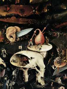 Hieronymus Bosch - Triptych of Garden of Earthly Delights (detail) (16)