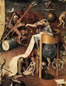Hieronymus Bosch - Triptych of Garden of Earthly Delights (detail) (22)