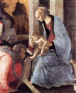 Sandro Botticelli - Adoration of the Magi (detail)