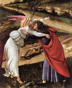 Sandro Botticelli - The Mystical Nativity (detail)