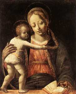 Bernardino Jacopi Butinone - Madonna and Child