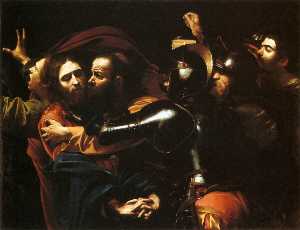 Caravaggio (Michelangelo Merisi) - Taking of Christ - (Buy fine Art Reproductions)