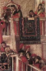 Vittore Carpaccio - Meeting of the Betrothed Couple (detail)