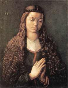 Albrecht Durer - Portrait Of A Woman With Her Hair Down