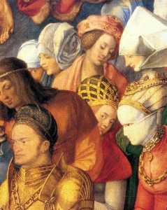 Albrecht Durer - The Adoration of the Trinity (detail)