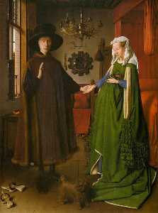 Jan Van Eyck - Portrait of Giovanni Arnolfini and his Wife