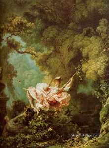 Jean-Honoré Fragonard - The Swing - (buy paintings reproductions)