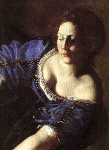 Artemisia Gentileschi - Judith Beheading Holofernes (detail)