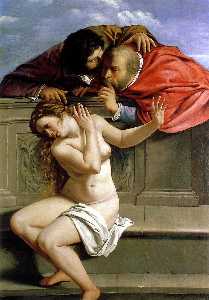 Artemisia Gentileschi - Susanna and the Elders - (buy paintings reproductions)