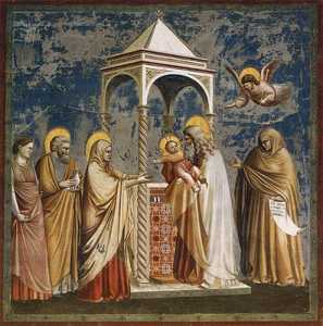 Giotto Di Bondone - No. 19 Scenes from the Life of Christ: 3. Presentation of Christ at the Temple