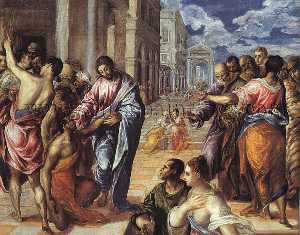 El Greco (Doménikos Theotokopoulos) - Christ Healing the Blind