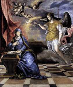 El Greco (Doménikos Theotokopoulos) - The Annunciation