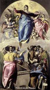 El Greco (Doménikos Theotokopoulos) - The Assumption of the Virgin