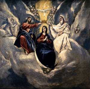 El Greco (Doménikos Theotokopoulos) - The Coronation of the Virgin