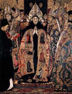 Jaume Huguet - The Consecration of St Augustine