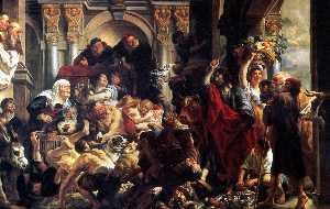 Jacob Jordaens - Christ Driving the Merchants from the Temple