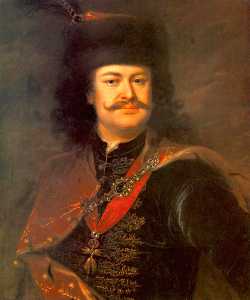 Ádám Mányoki - Portrait of Prince Ferenc Rákóczi II