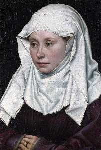 Robert Campin (Master Of Flemalle) - Portrait of a Woman
