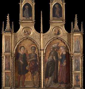 Master Of Pratovecchio - Pratovecchio Altarpiece (lateral panels)