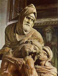 Michelangelo Buonarroti - Pietà (detail)