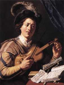 Jan Andrea Lievens - The Violin Player