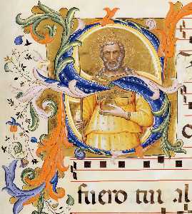 Lorenzo Monaco - Antiphonary (Cod. Cor. 1, folio 63)