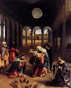 Lorenzo Lotto - Christ Taking Leave of his Mother