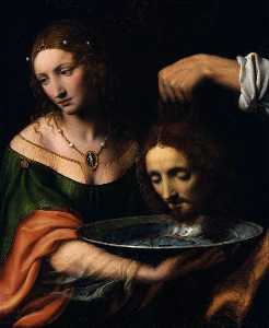 Bernardino Luini - Salome with the Head of St John the Baptist