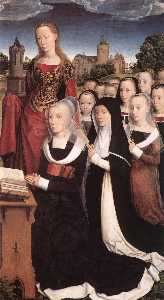 Hans Memling - Triptych of the Family Moreel (right wing)