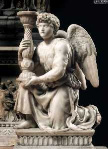 Michelangelo Buonarroti - Angel with Candlestick