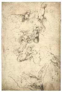 Michelangelo Buonarroti - Bust of a Young Man (recto)