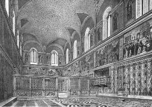 Michelangelo Buonarroti - Reconstruction of the interior